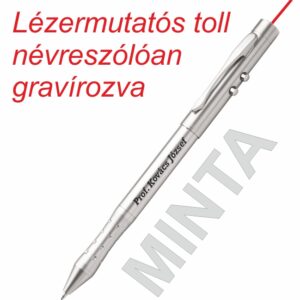 Lézerpointer lézermutató toll névvel feliratozva ajándék csepelen