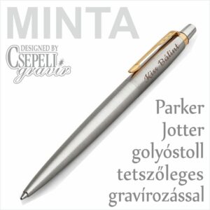 parker jotter toll gravírozással arany klipsz márkás toll ballagásra