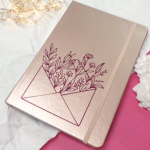 rozé arany jegyzetfüzet exkluzív