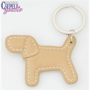 műbőr kutya alakú kulcstartó csepeli gravír ajándék budapest